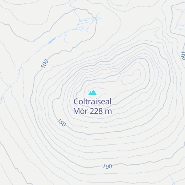 Map of Coltraiseal Mòr