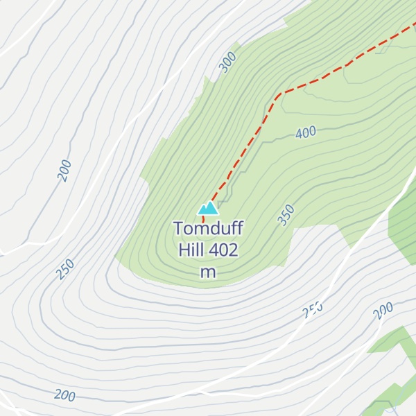Map of Tomduff Hill