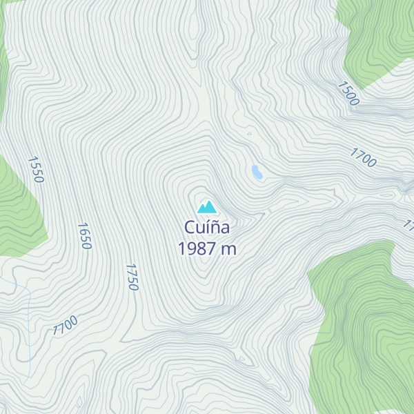 Map of Cuíña