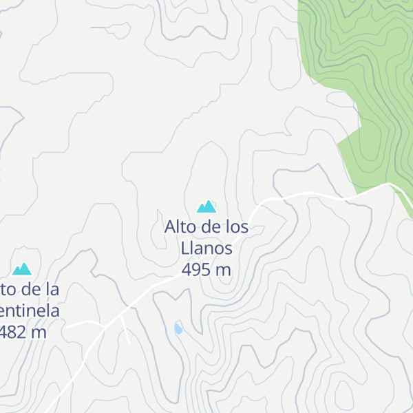 Map of Alto de los Llanos