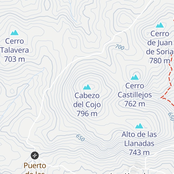 Map of Cabezo del Cojo