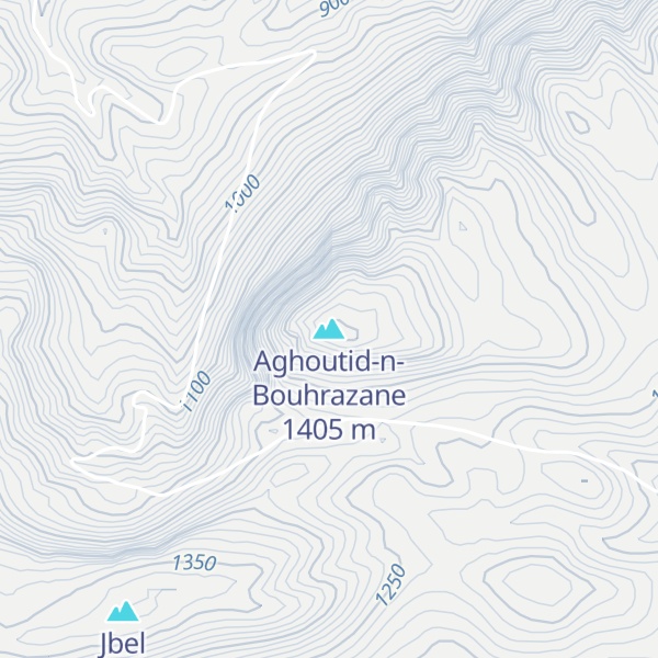 Map of Aghoutid-n-Bouhrazane