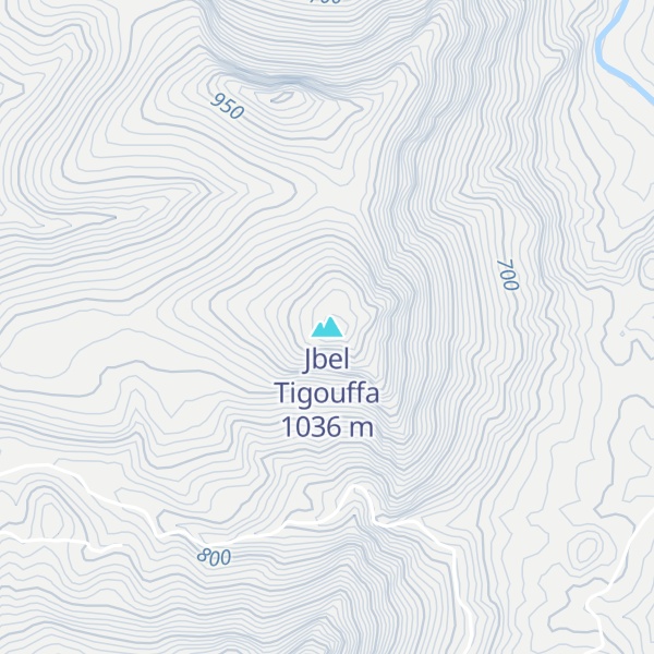 Map of Jbel Tigouffa