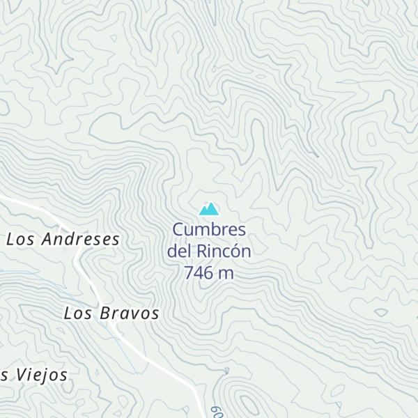 Map of Cumbres del Rincón