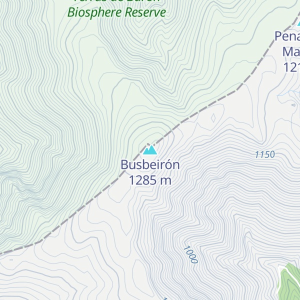 Map of Busbeirón
