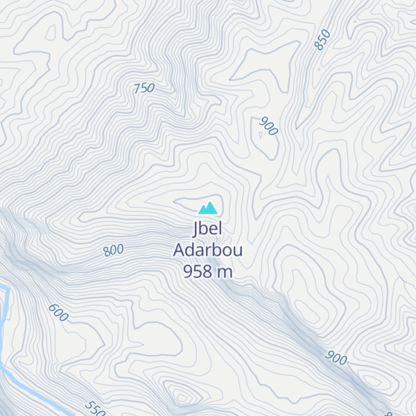 Map of Jbel Adarbou