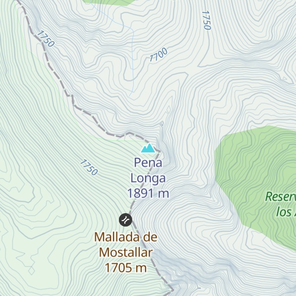 Map of Pena Longa