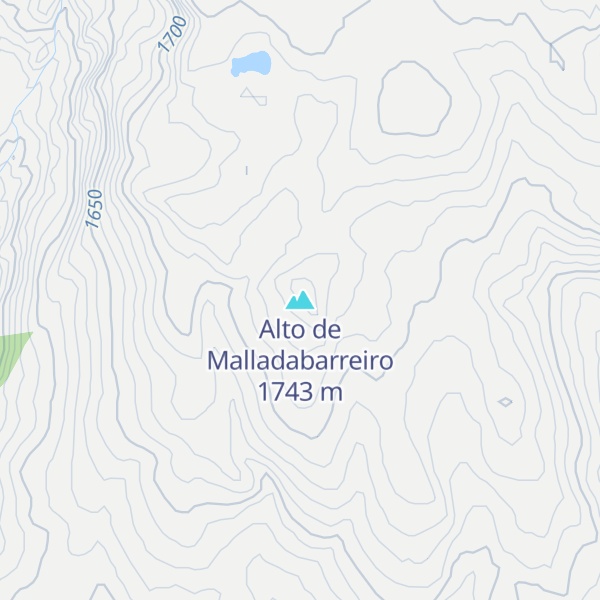 Map of Alto de Malladabarreiro