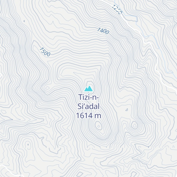 Map of Tizi-n-Si’adal