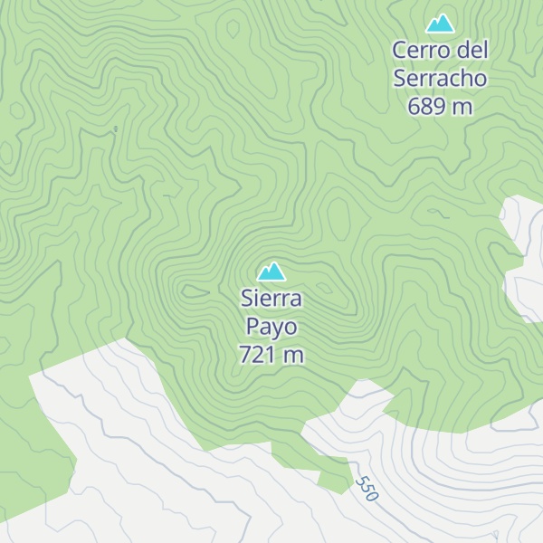 Map of Sierra Payo
