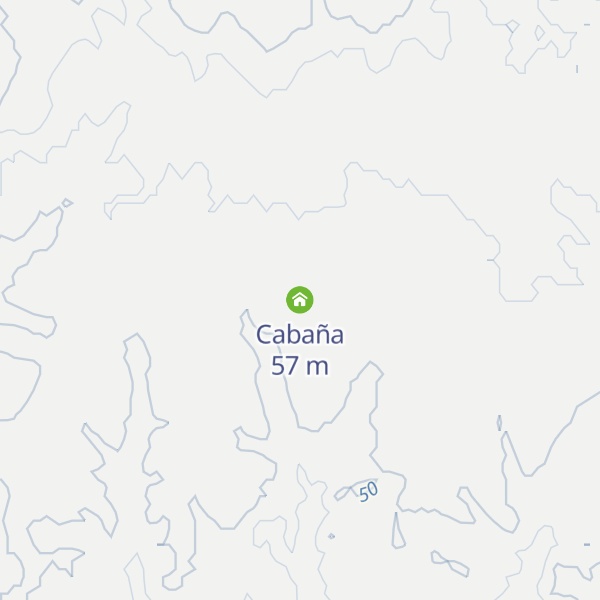 Map of Cabaña