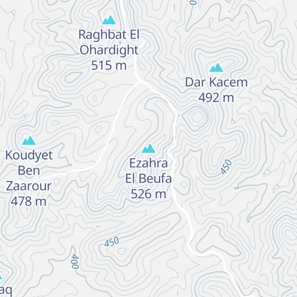 Map of Ezahra El Beufa