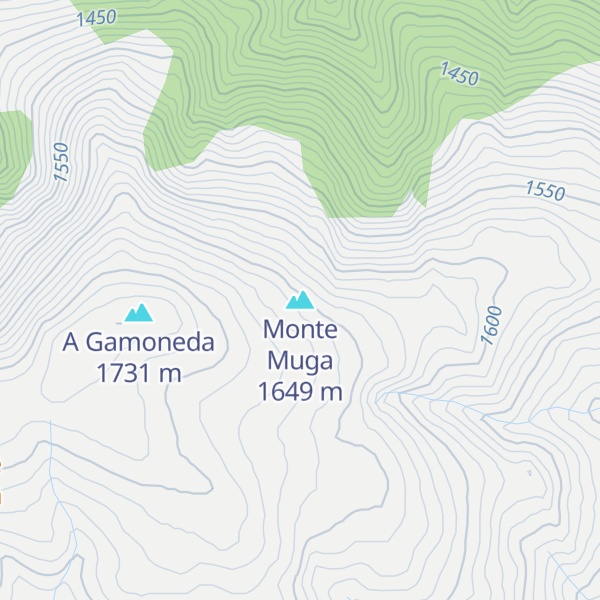 Map of Monte Muga