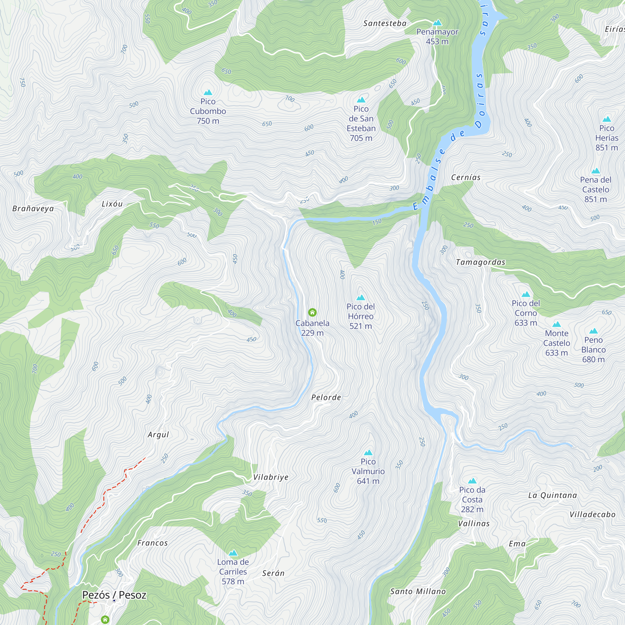 Cabanela map