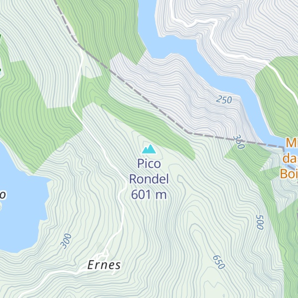 Map of Pico Rondel