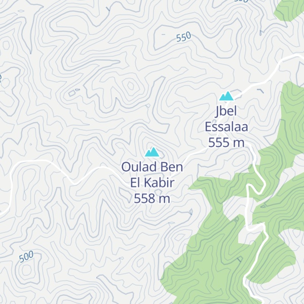 Map of Oulad Ben El Kabir