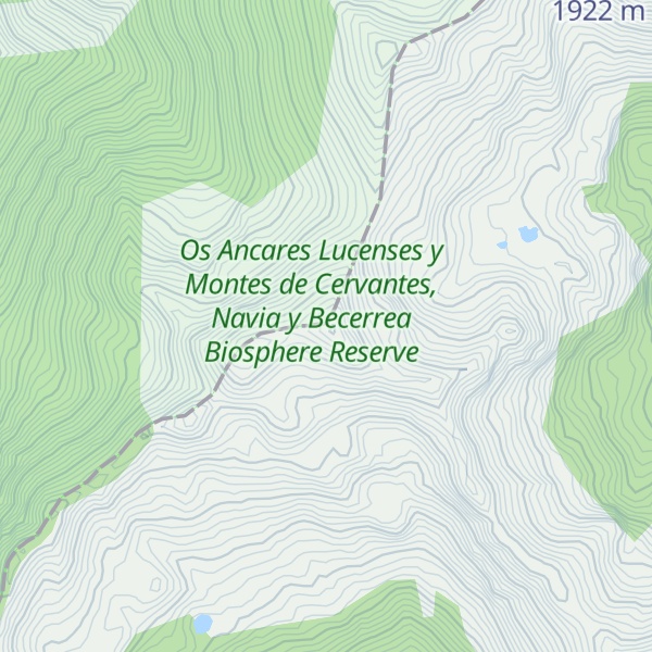 Map of Corno Maldito