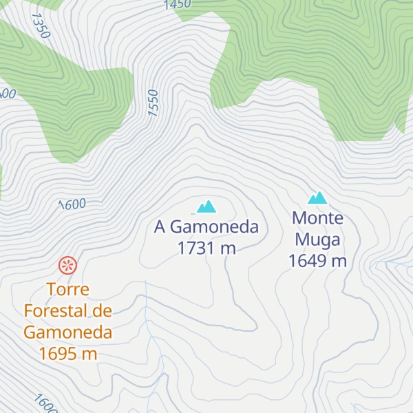 Map of A Gamoneda