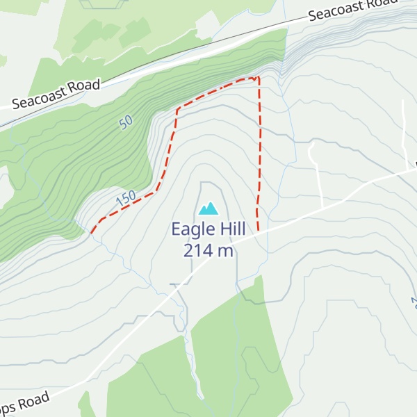 Map of Eagle Hill