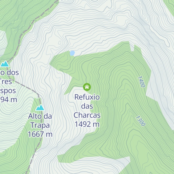 Map of Refuxio das Charcas
