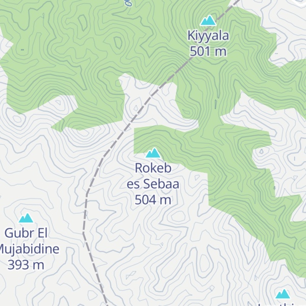 Map of Rokeb es Sebaa