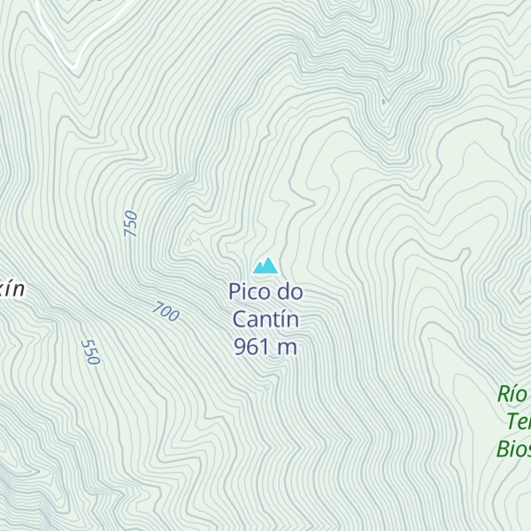 Map of Pico do Cantín