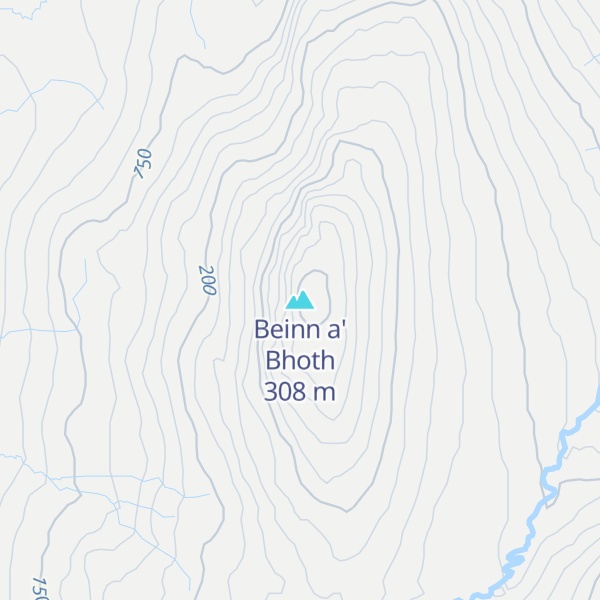 Map of Beinn a' Bhoth
