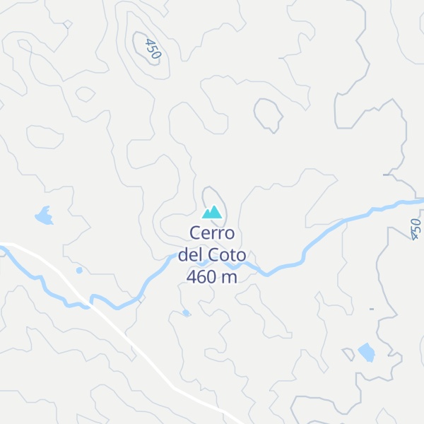Map of Cerro del Coto