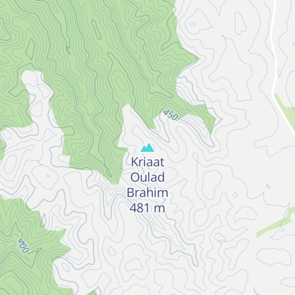 Map of Kriaat Oulad Brahim