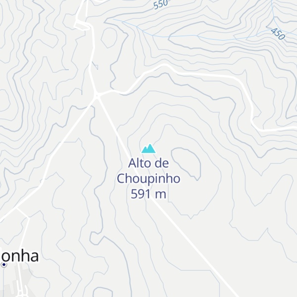 Map of Alto de Choupinho