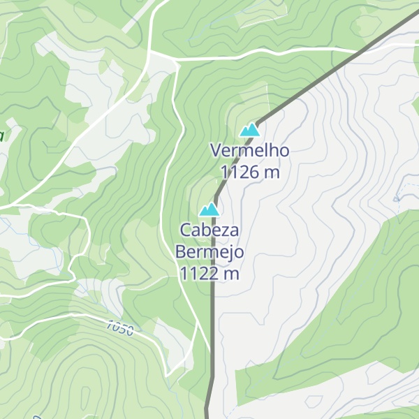 Map of Cabeza Bermejo