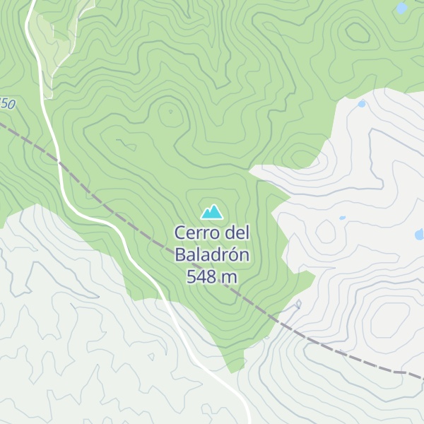 Map of Cerro del Baladrón