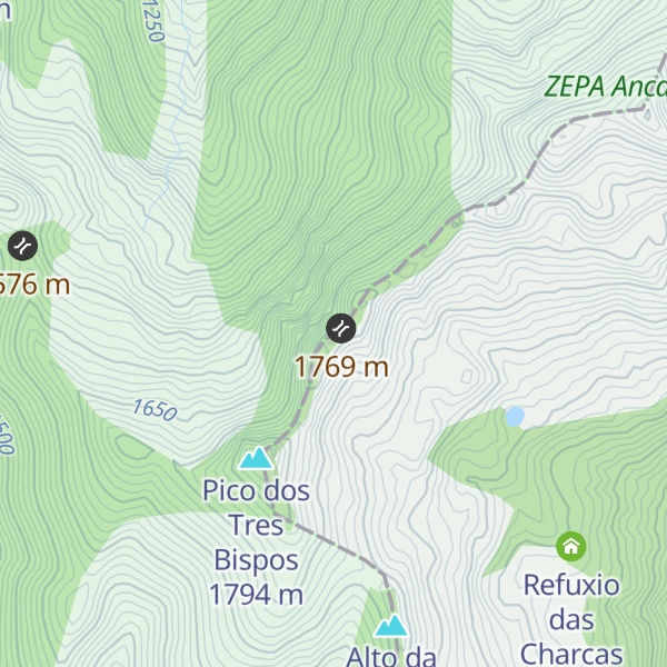 Map of Os Penedos de Donís