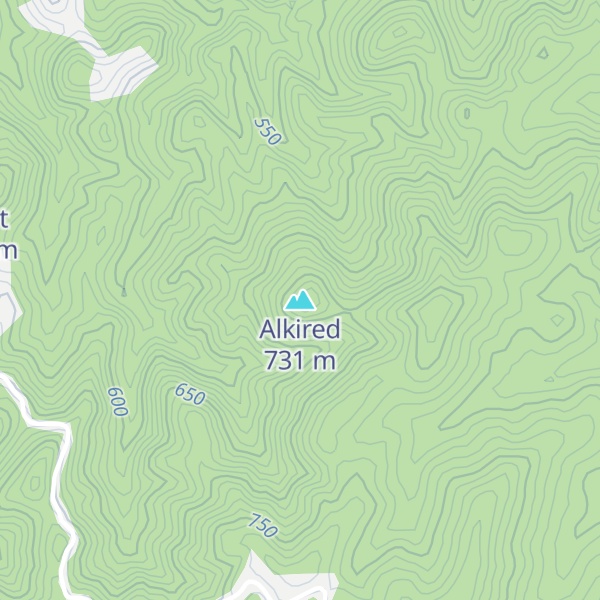 Map of Alkired
