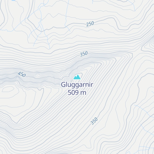 Map of Gluggarnir