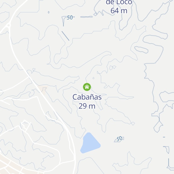 Map of Cabañas
