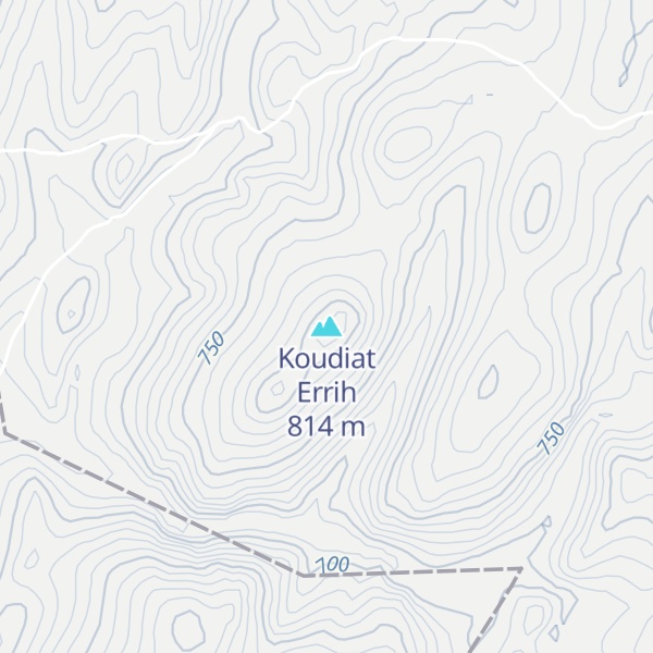 Map of Koudiat Errih
