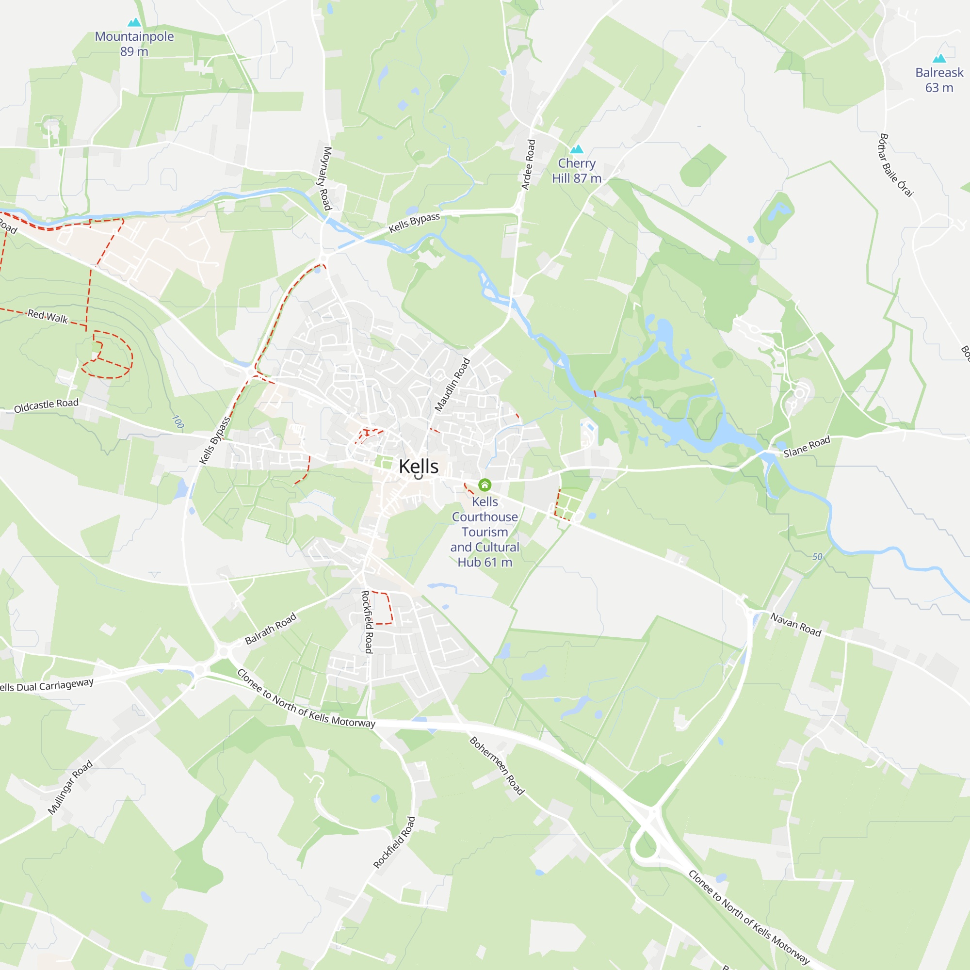Kells Courthouse Tourism and Cultural Hub map