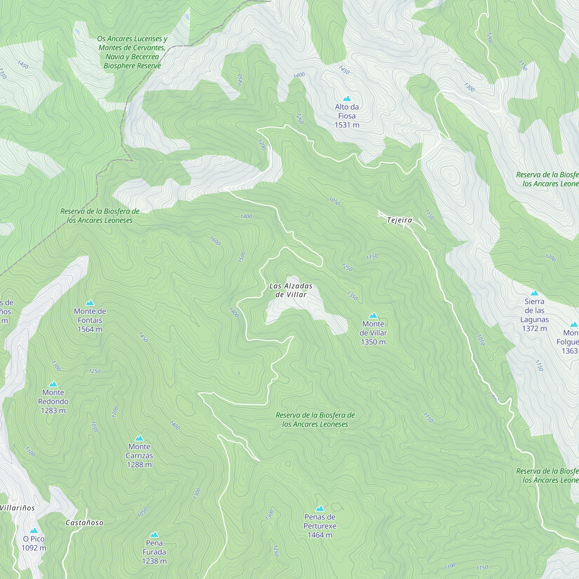Refuxio da Alzada de Vilar de Aceiro map