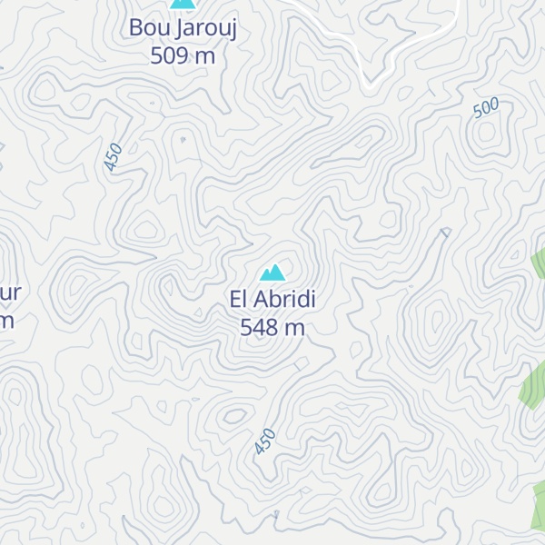 Map of El Abridi