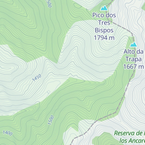 Map of Refuxio da Campa de Brego