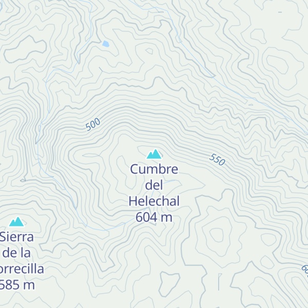 Map of Cumbre del Helechal