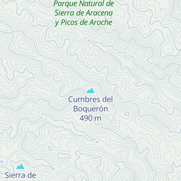 Map of Cumbres del Boquerón