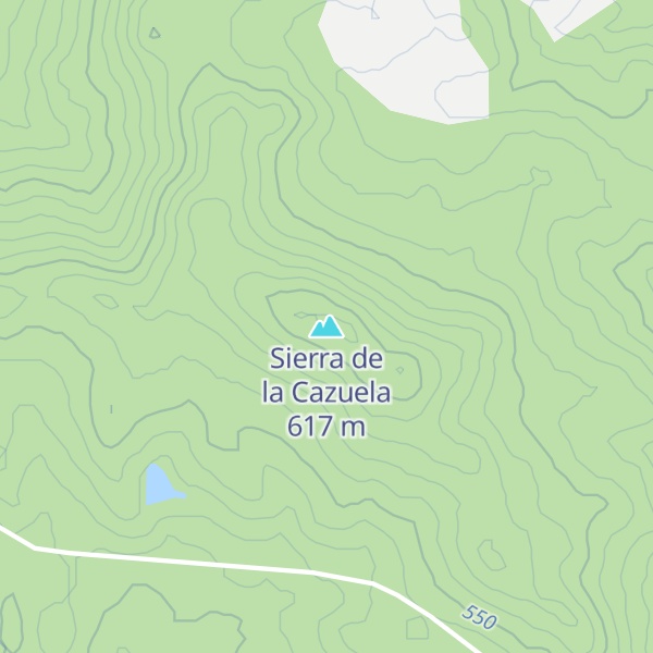 Map of Sierra de la Cazuela