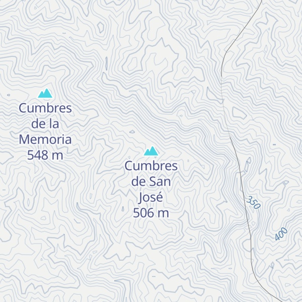 Map of Cumbres de San José