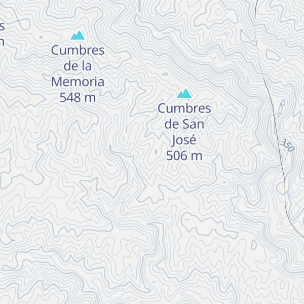 Map of Cumbres de Valdehornos