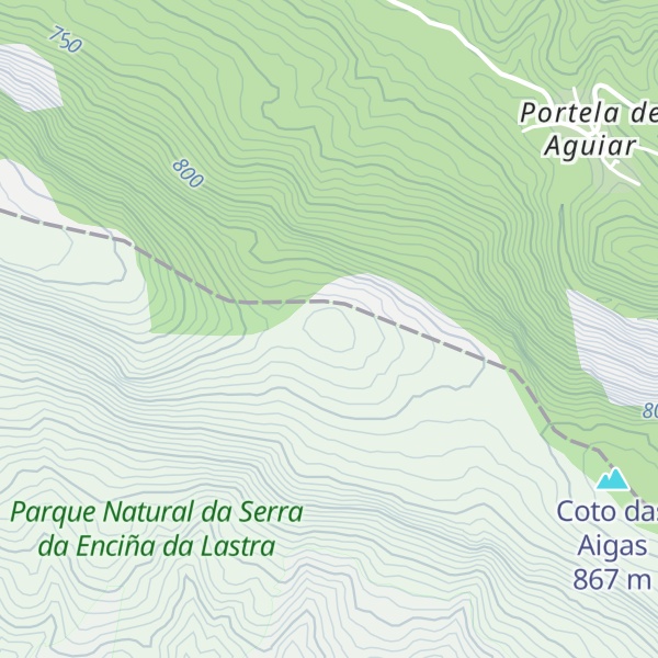 Map of O Penedón