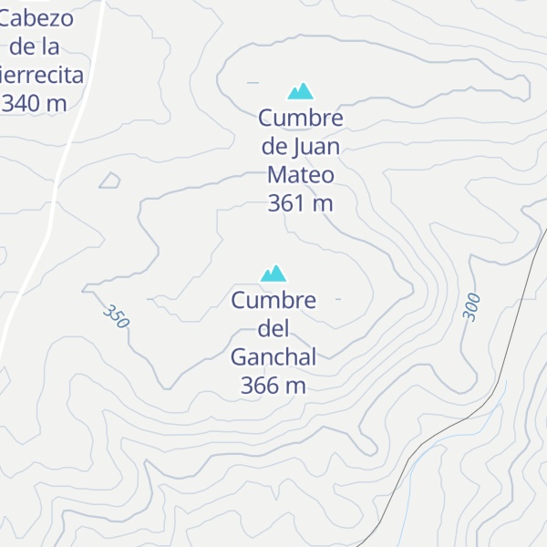 Map of Cumbre del Ganchal
