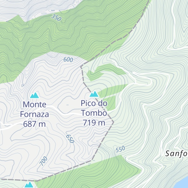 Map of Pico do Tombo