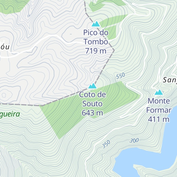 Map of Monte de Robledo